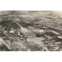 X37748846_36 Flugbild vom Hamburger Stadtpark - Stadtparksee, Stadthalle, Parkcafe, Liebesinsel, Kas | 